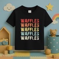 Waffles Lover Gifts Waffle Love Toddler T-Shirt thumb 3