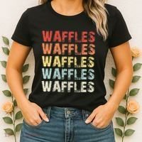 Waffles Lover Gifts Waffle Love Women's T-Shirt thumb 2