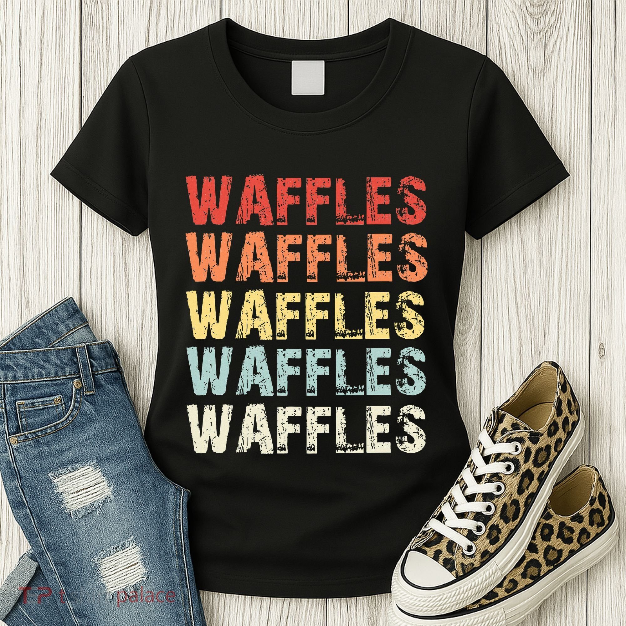 Waffles Lover Gifts Waffle Love Women's T-Shirt
