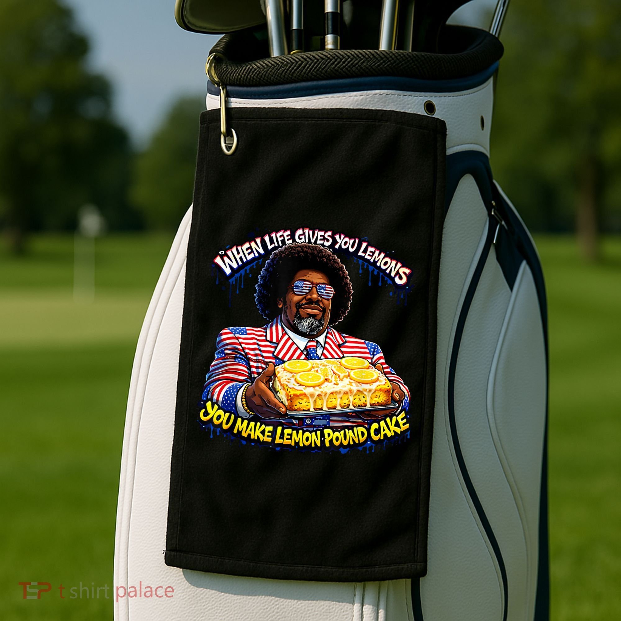 When Life Gives You Lemons You Make Lemon Pound Cake Golf Towel