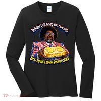 When Life Gives You Lemons You Make Lemon Pound Cake Women's Long Sleeve Shirt thumb 0
