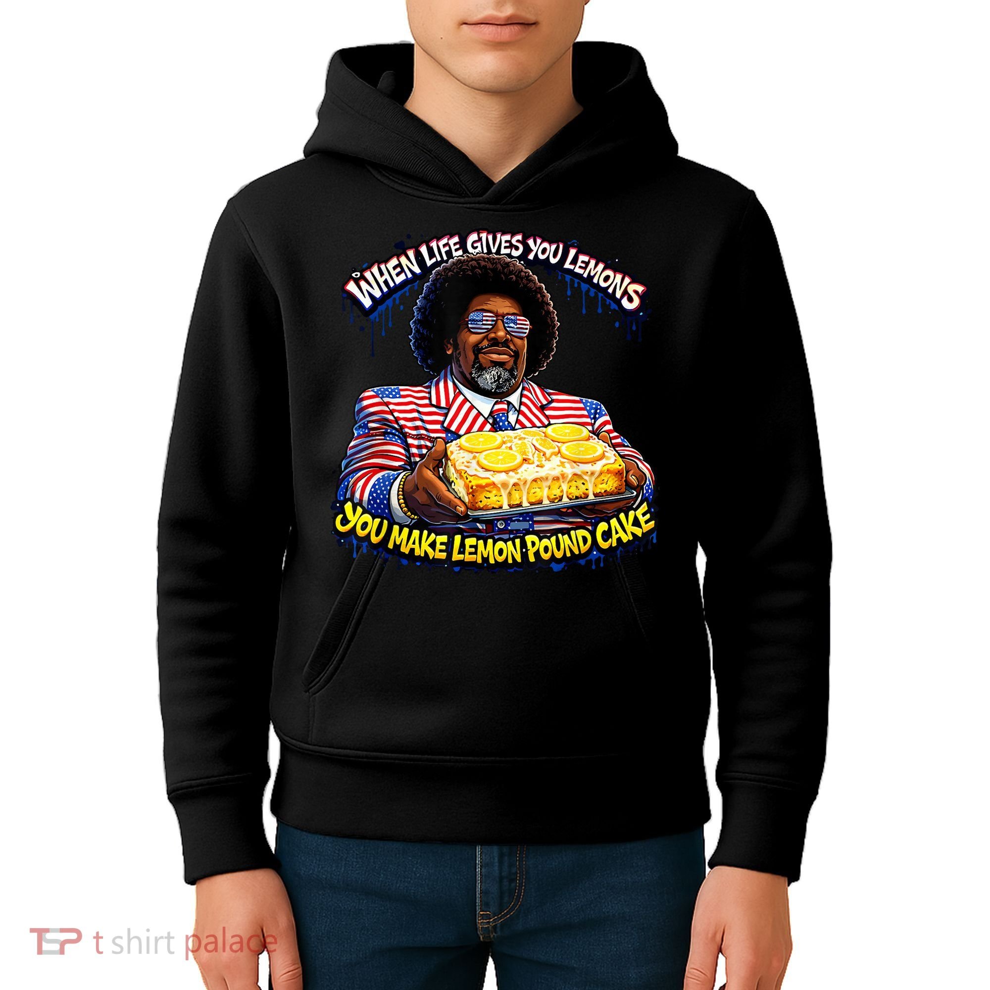 When Life Gives You Lemons You Make Lemon Pound Cake Kids Hoodie
