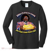 When Life Gives You Lemons You Make Lemon Pound Cake Kids Long Sleeve Shirt thumb 0