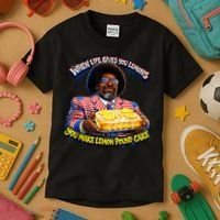 When Life Gives You Lemons You Make Lemon Pound Cake Kids T-Shirt thumb 3