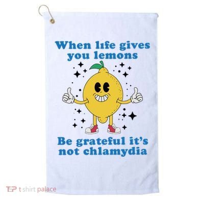 When Life Gives You Lemons Golf Towel