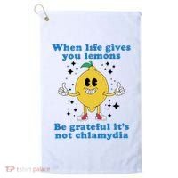 When Life Gives You Lemons Golf Towel thumb 0