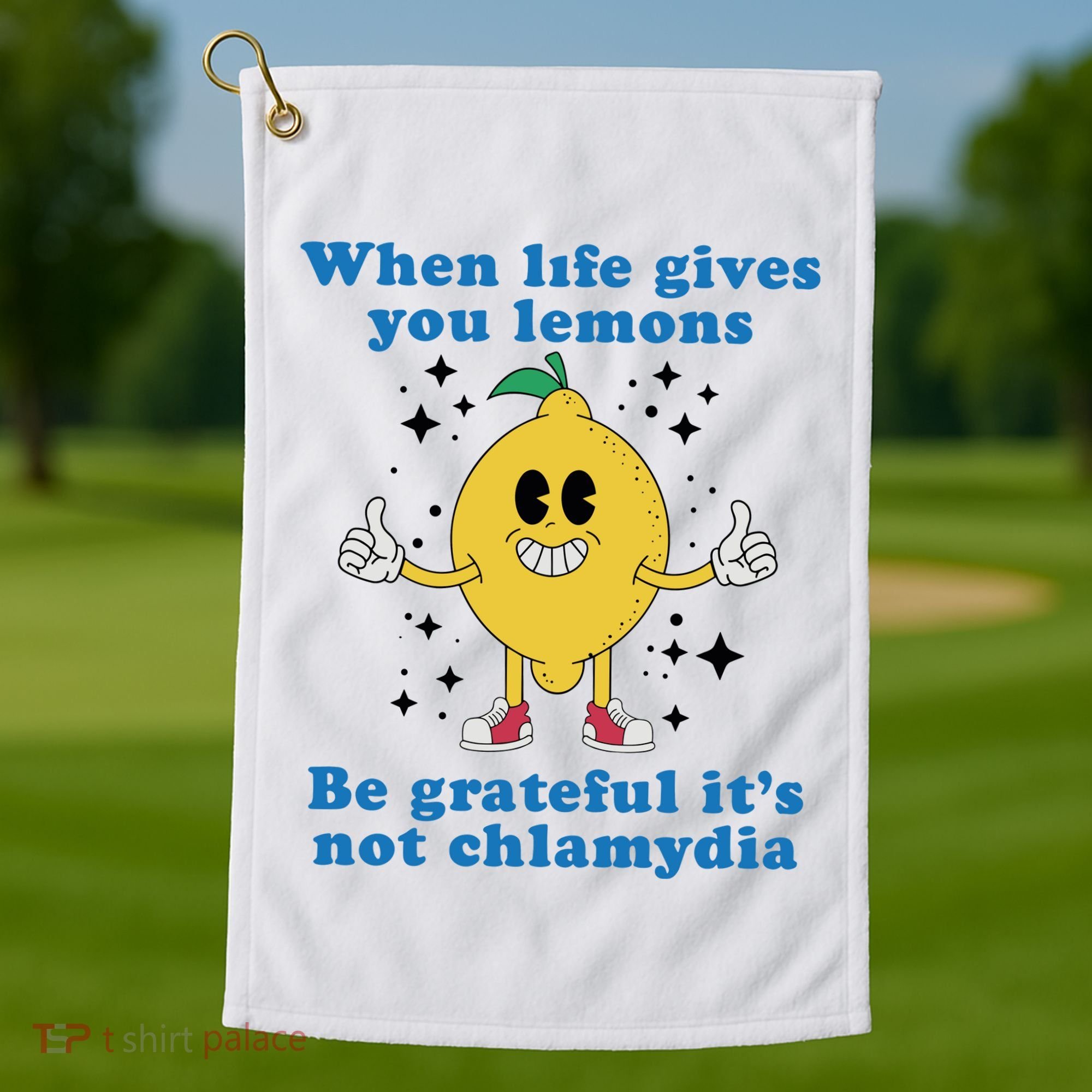 When Life Gives You Lemons Golf Towel