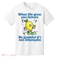 When Life Gives You Lemons Be Grateful Its Not Chlamydia Funny Kids T-Shirt thumb 0