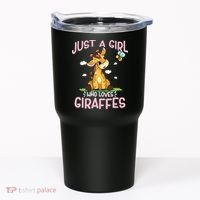 Who Loves Giraffe, Cute Giraffe Tumbler thumb 0