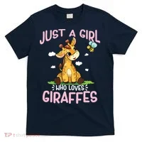 Who Loves Giraffe, Cute Giraffe T-Shirt thumb 0