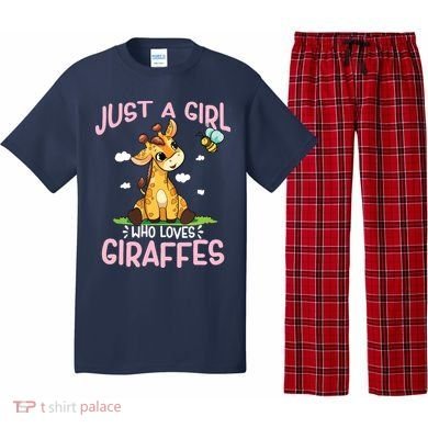 Who Loves Giraffe, Cute Giraffe Pajama Set