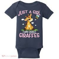 Who Loves Giraffe, Cute Giraffe Baby Bodysuit thumb 0