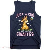 Who Loves Giraffe, Cute Giraffe Tank Top thumb 0