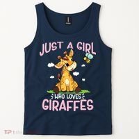 Who Loves Giraffe, Cute Giraffe Tank Top thumb 2