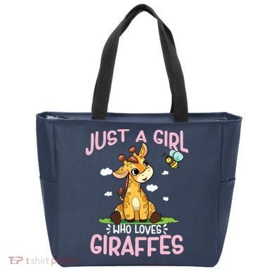 Who Loves Giraffe, Cute Giraffe Tote Bag
