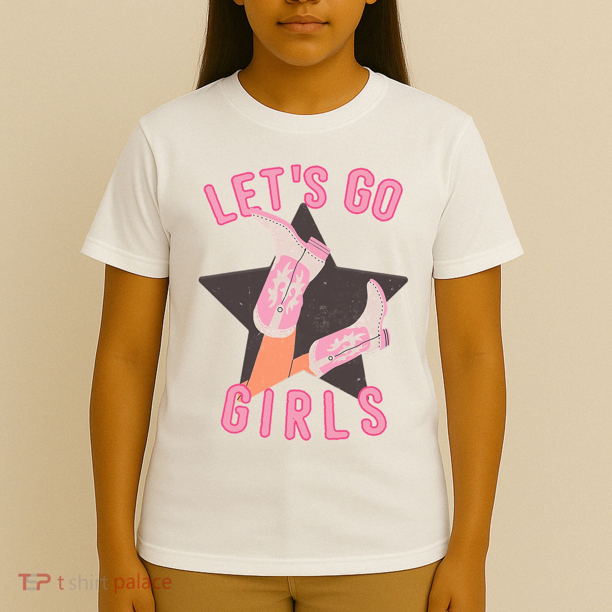 Western Let's Go Bridal Bachelorette Party Matching T-Shirt