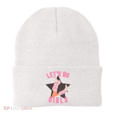 Western Let's Go Bridal Bachelorette Party Matching Beanie