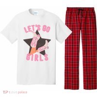 Western Let's Go Bridal Bachelorette Party Matching Pajama Set thumb 0