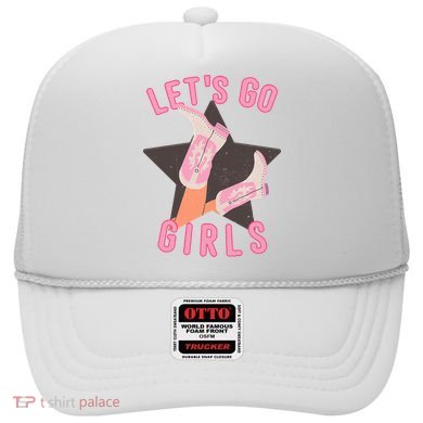 Western Let's Go Bridal Bachelorette Party Matching Hat