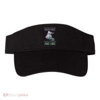 When Life Gives You Mountains Hiking Camping Mountaineering Visor thumb 0