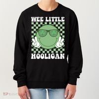 Wee Little Hooligan St Patricks Day Smile Retro Women's Sweatshirt thumb 0