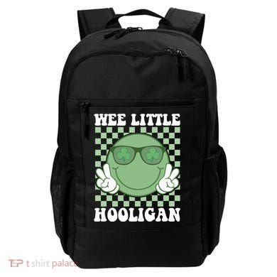 Wee Little Hooligan St Patricks Day Smile Retro Backpack