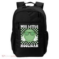 Wee Little Hooligan St Patricks Day Smile Retro Backpack thumb 0