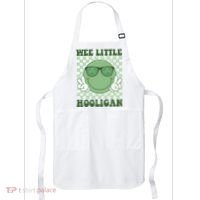 Wee Little Hooligan St Patricks Day Smile Retro Apron thumb 0