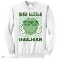 Wee Little Hooligan St Patricks Day Smile Retro Sweatshirt thumb 0