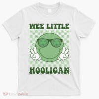 Wee Little Hooligan St Patricks Day Smile Retro T-Shirt thumb 0