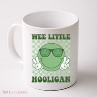 Wee Little Hooligan St Patricks Day Smile Retro Coffee Mug thumb 0