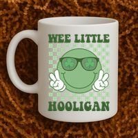 Wee Little Hooligan St Patricks Day Smile Retro Coffee Mug thumb 2