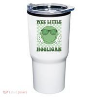 Wee Little Hooligan St Patricks Day Smile Retro Tumbler thumb 0