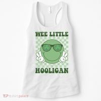 Wee Little Hooligan St Patricks Day Smile Retro Women's Tank Top thumb 0