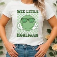 Wee Little Hooligan St Patricks Day Smile Retro Women's T-Shirt thumb 2