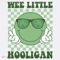 Wee Little Hooligan St Patricks Day Smile Retro Women's T-Shirt thumb 6