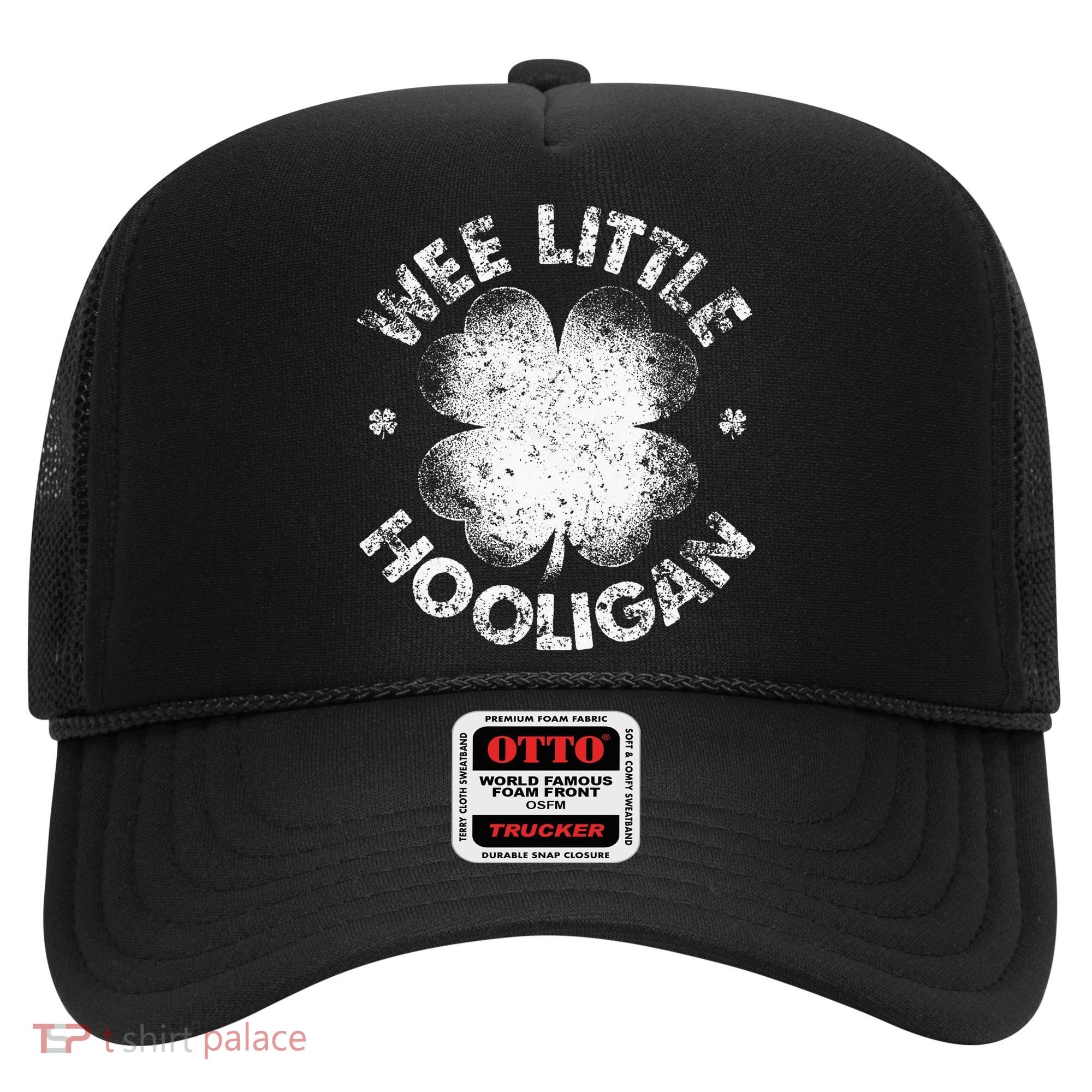 Wee Little Hooligan Funny St Patrick's Day Shamrock Hat