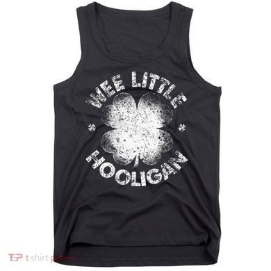 Wee Little Hooligan Funny St Patrick's Day Shamrock Tank Top