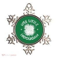 Wee Little Hooligan Funny St Patrick's Day Shamrock Ornament thumb 0