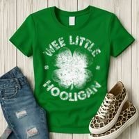Wee Little Hooligan Funny St Patrick's Day Shamrock Women's T-Shirt thumb 3