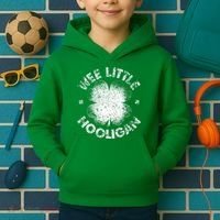 Wee Little Hooligan Funny St Patrick's Day Shamrock Kids Hoodie thumb 2