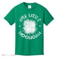 Wee Little Hooligan Funny St Patrick's Day Shamrock Kids T-Shirt thumb 0
