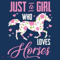 Who Loves Horses Floral Horse Equestrian Quote Sweatshirt thumb 3