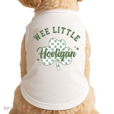 Wee Little Hooligan St Patricks Day Vintage Doggie Tank