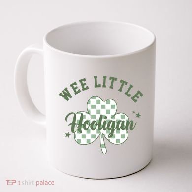 Wee Little Hooligan St Patricks Day Vintage Coffee Mug