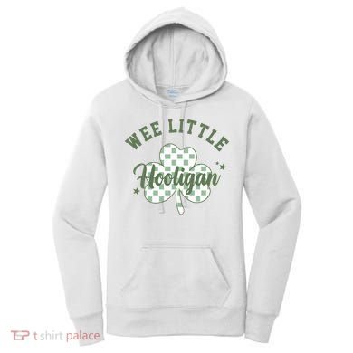 Wee Little Hooligan St Patricks Day Vintage Women's Hoodie