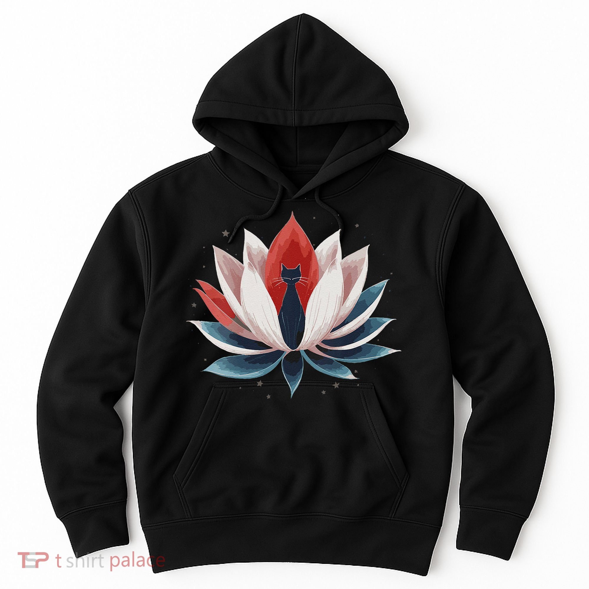 Women Lotus Kamala Harris Election Childless Cat Democrats Vote Gift Hoodie