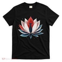 Women Lotus Kamala Harris Election Childless Cat Democrats Vote Gift T-Shirt thumb 0