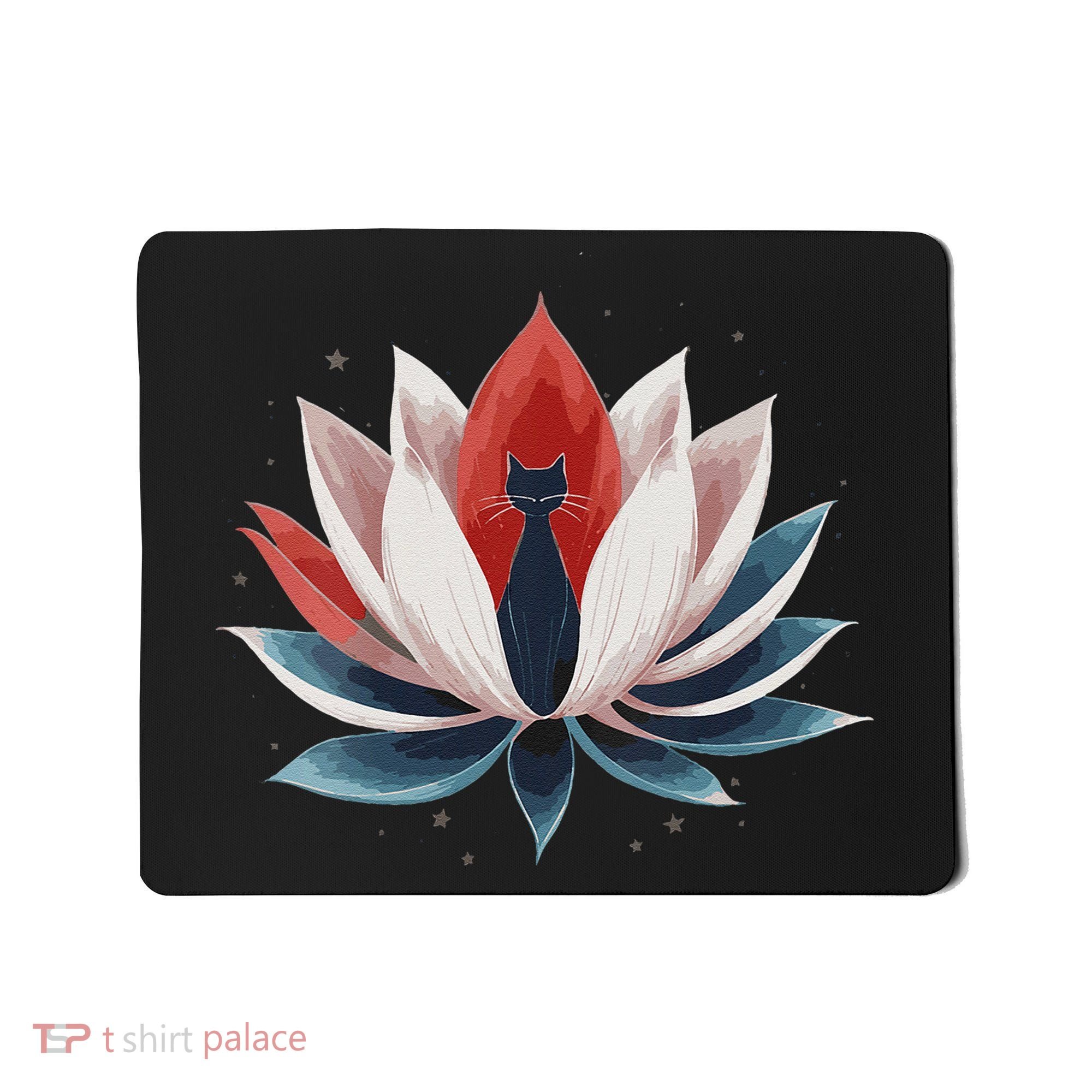 Women Lotus Kamala Harris Election Childless Cat Democrats Vote Gift Mousepad