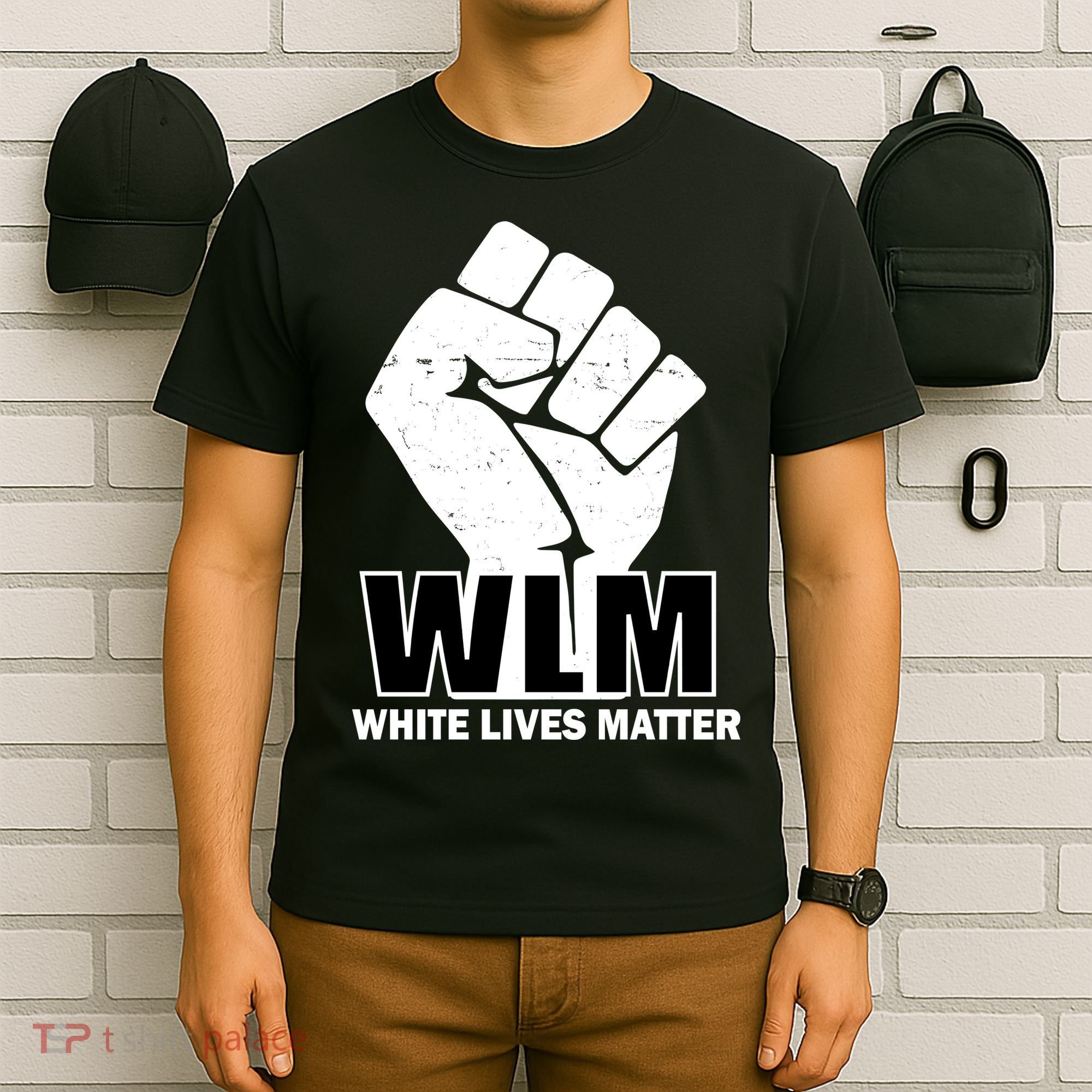 WLM White Lives Matters Fist T-Shirt
